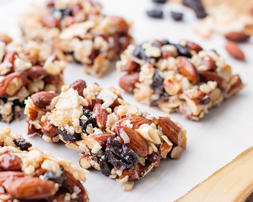 Coconut, Cherry and Almond Protein Bars xoxoBella