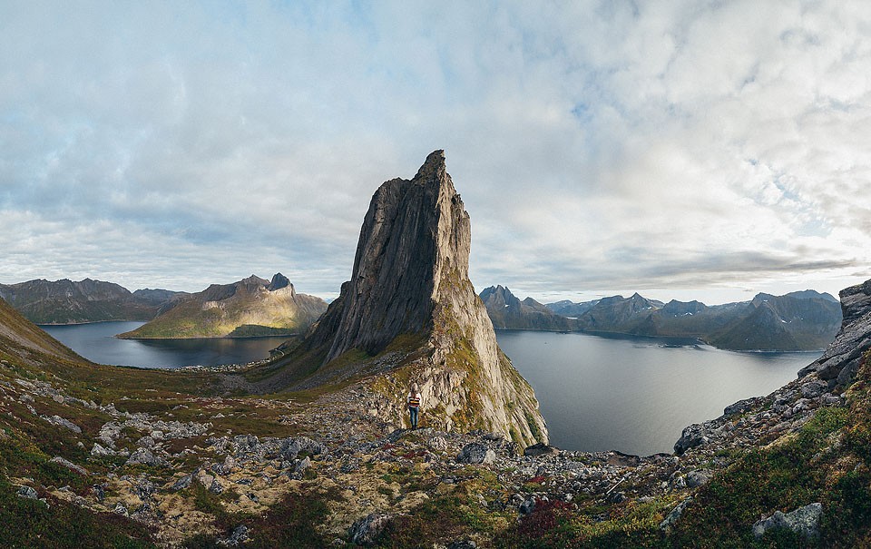 Гора Senja Норвегия