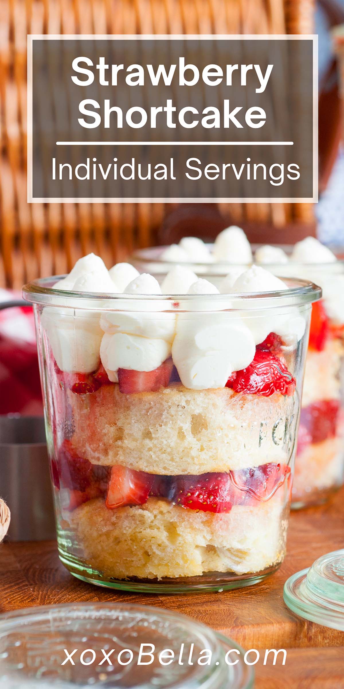 Strawberry Shortcake in a Jar xoxoBella