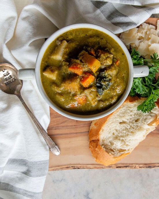 Split Pea Lentil Soup xoxoBella