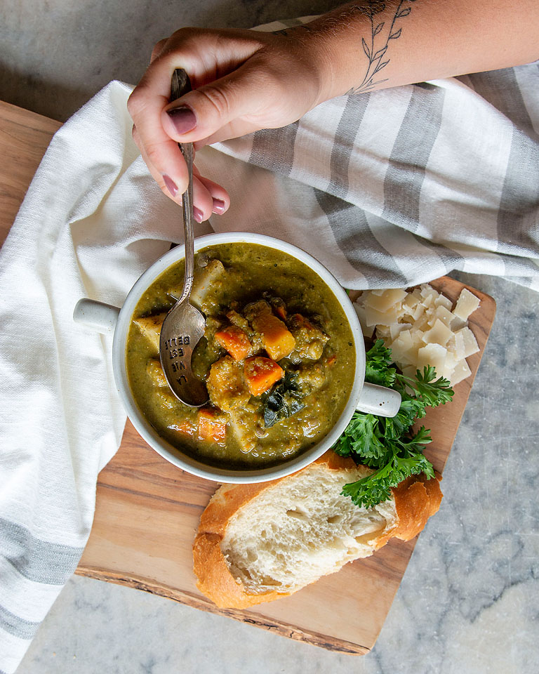 Split Pea Lentil Soup xoxoBella