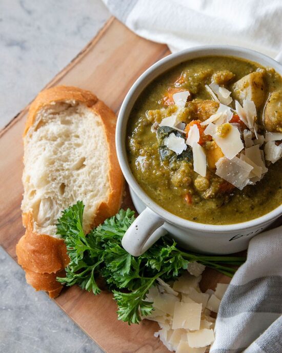 Split Pea Lentil Soup xoxoBella