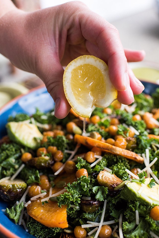 Sweet Potato Kale Salad xoxoBella