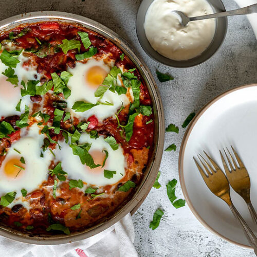 Spinach and Red Bean Shakshuka xoxoBella