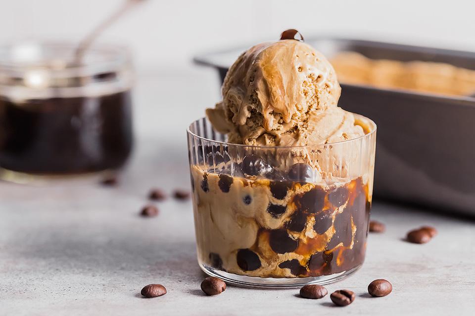 No-Churn Vietnamese Coffee Ice Cream