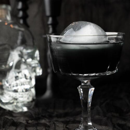 Lunar Elixir - Black Halloween Cosmopolitan Cocktail - xoxoBella