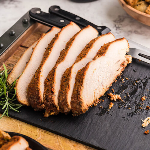 Slow Cooker Apple Cider Brined Turkey Breast xoxoBella