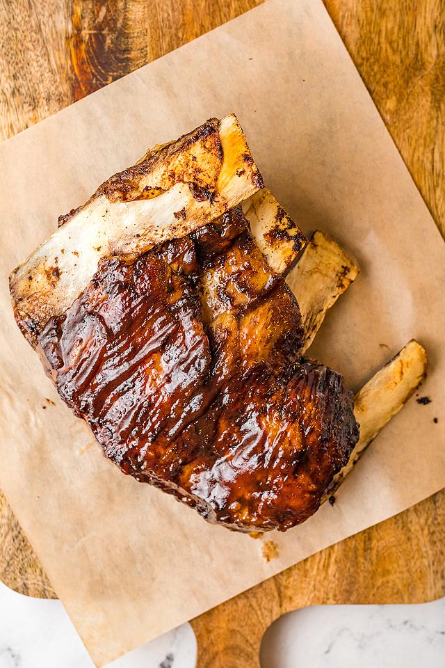 Air Fryer BBQ Ribs Made with the Best Dry Rib Rub xoxoBella