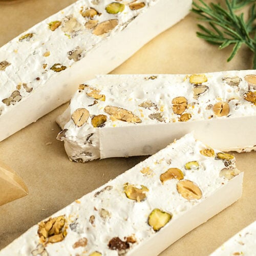 Homemade Torrone Italian Nut Nougat - XoxoBella