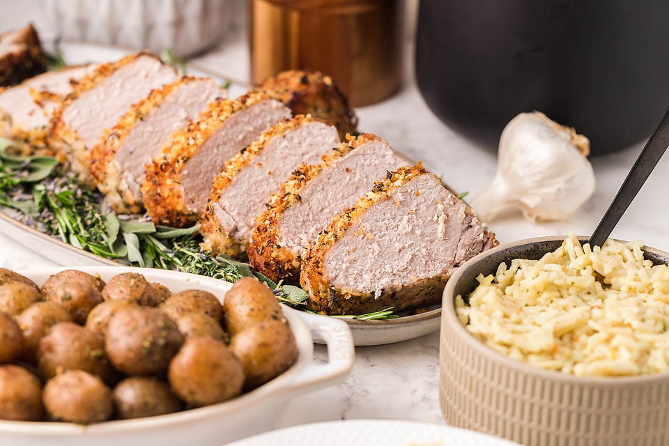 Italian Turkey Meatloaf with Parmesan Rosemary Smashed Potatoes - Recipe  Runner