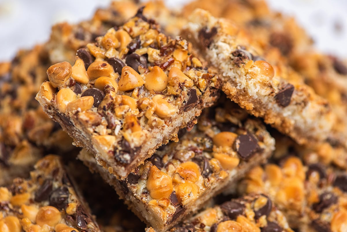 Chocolate Coconut Magic Bars.