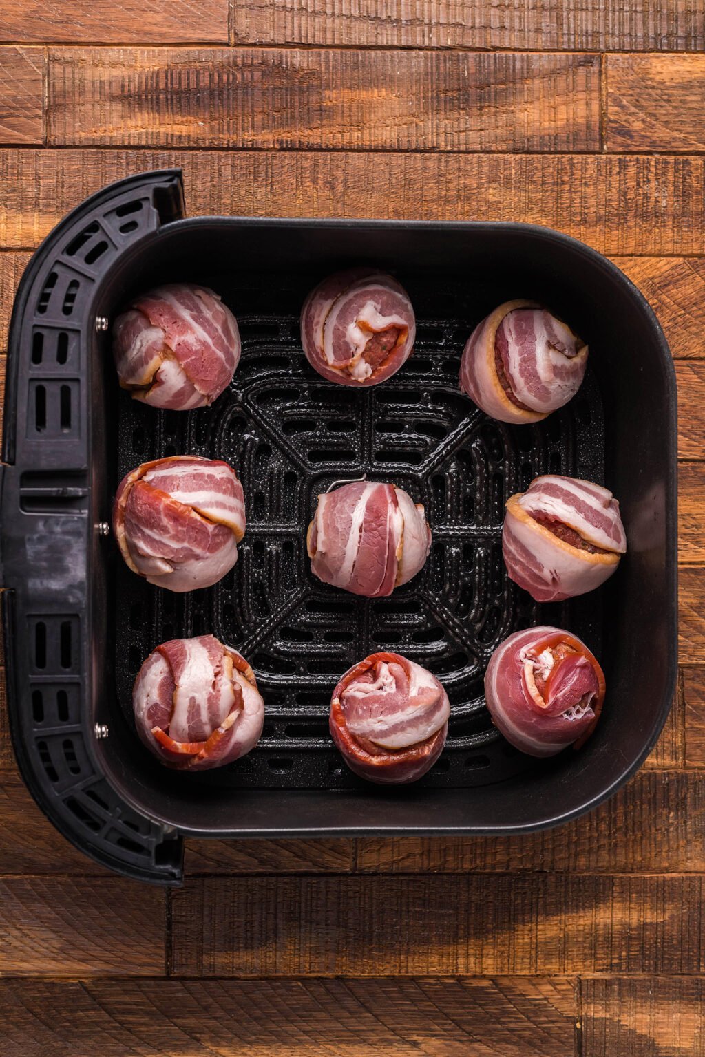 Air Fryer Bacon Wrapped Cheeseburger Bites xoxoBella
