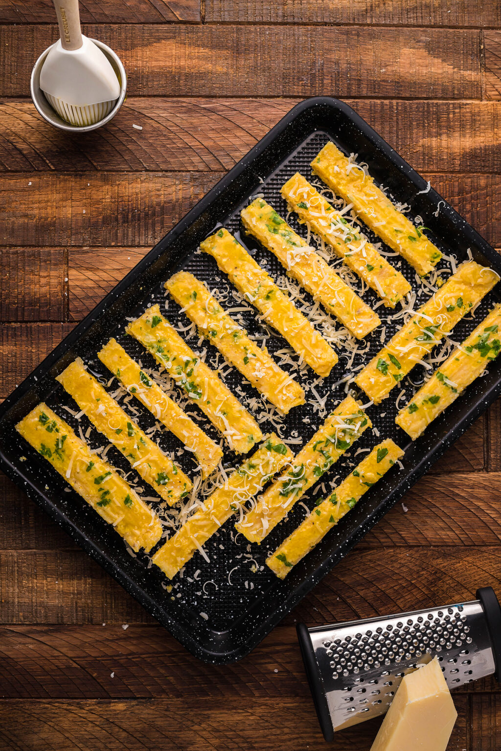 Air Fryer Parmesan Truffle Polenta Fries xoxoBella