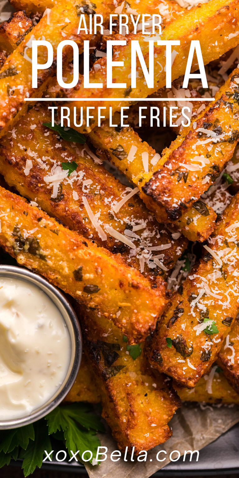 Air Fryer Parmesan Truffle Polenta Fries xoxoBella
