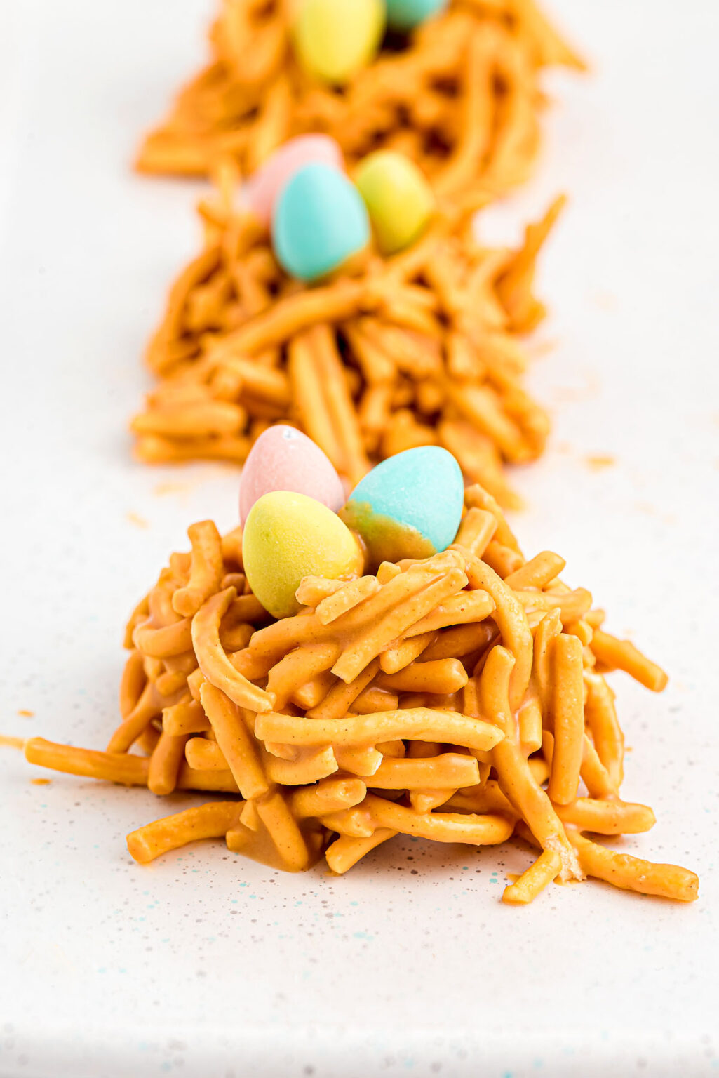 Easter Butterscotch Peanut Butter Haystacks xoxoBella