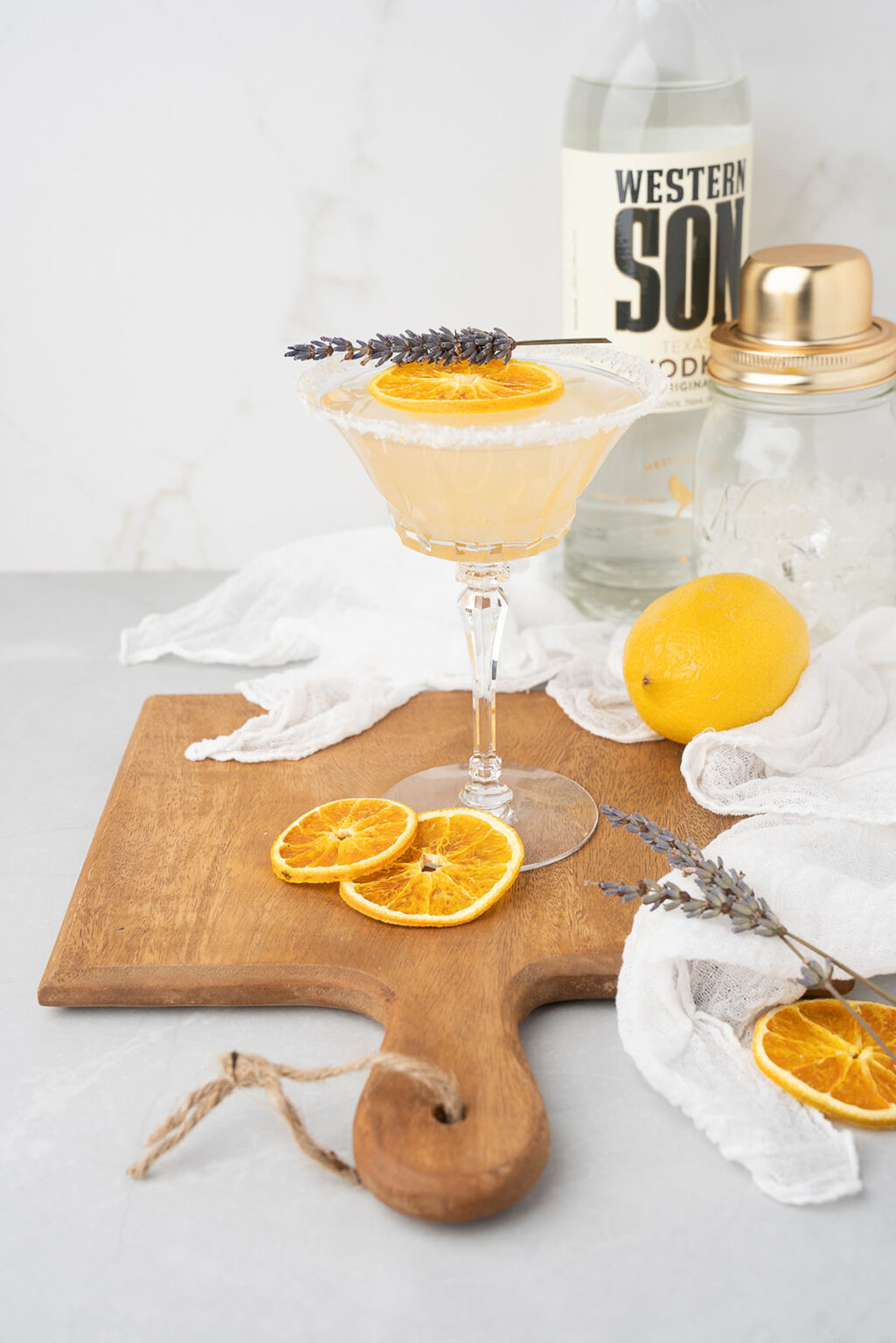 Lavender Lemon Drop Vodka Martini xoxoBella