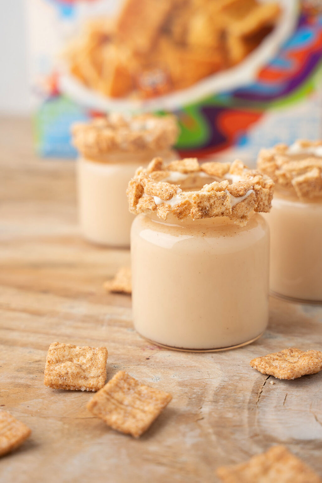 Cinnamon Toast Crunch Fireball and Rum Milk Shots xoxoBella