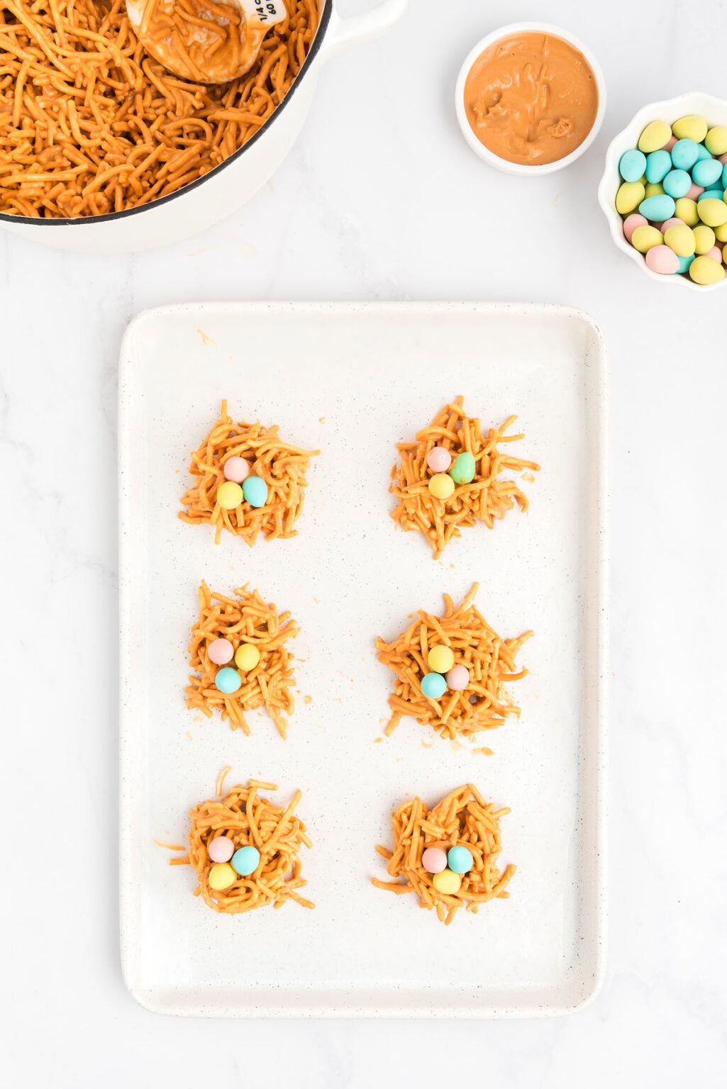 Easter Butterscotch Peanut Butter Haystacks xoxoBella