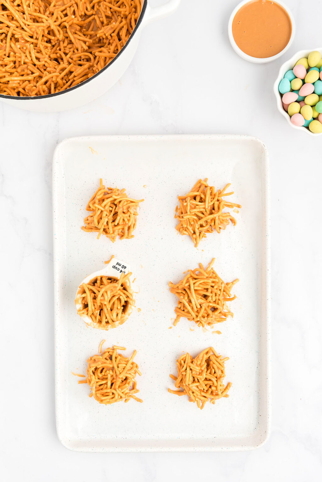 Easter Butterscotch Peanut Butter Haystacks xoxoBella