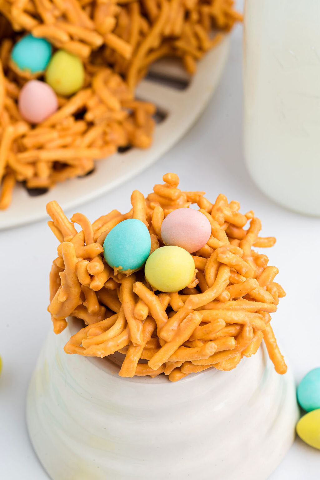 Easter Butterscotch Peanut Butter Haystacks xoxoBella