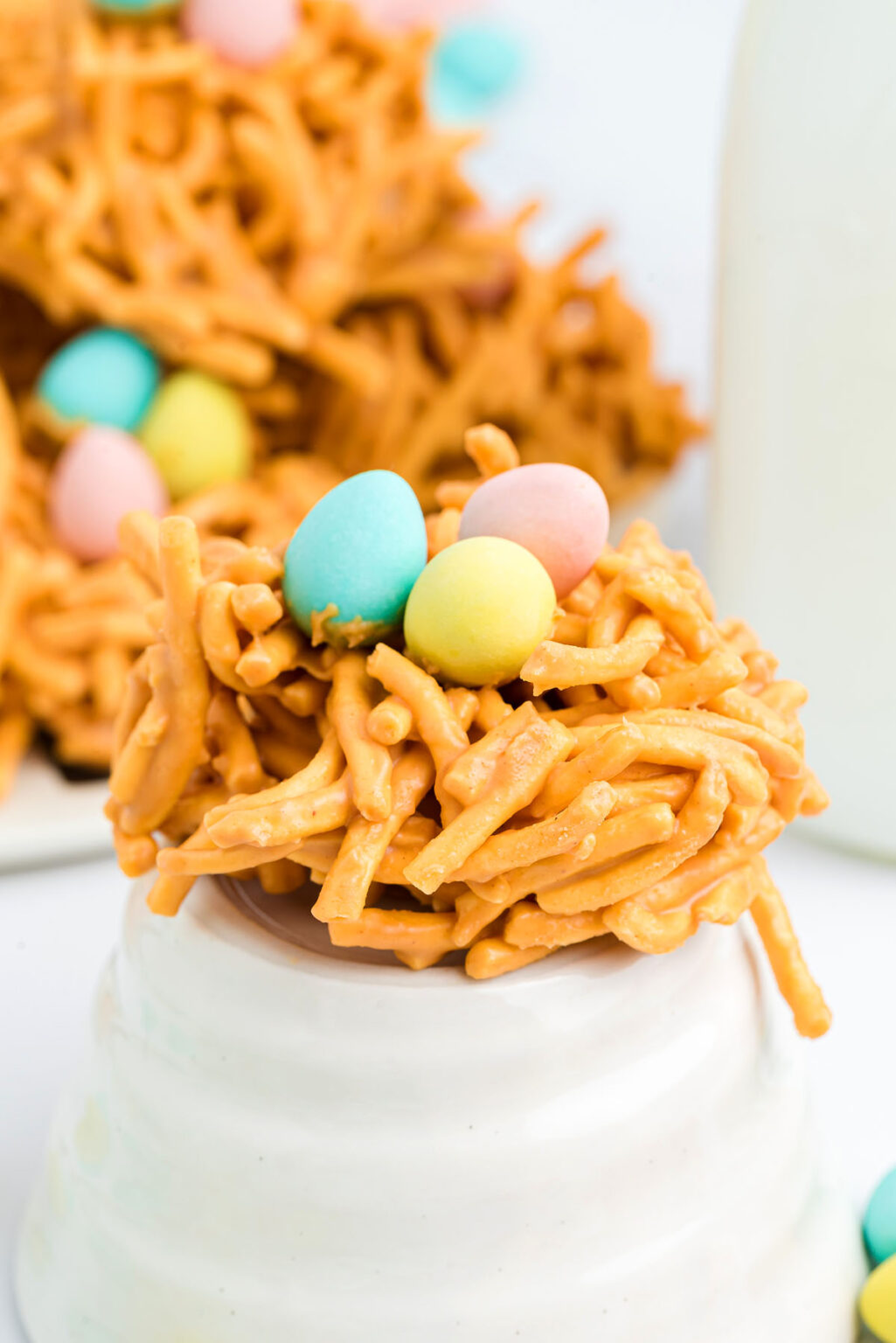 Easter Butterscotch Peanut Butter Haystacks xoxoBella