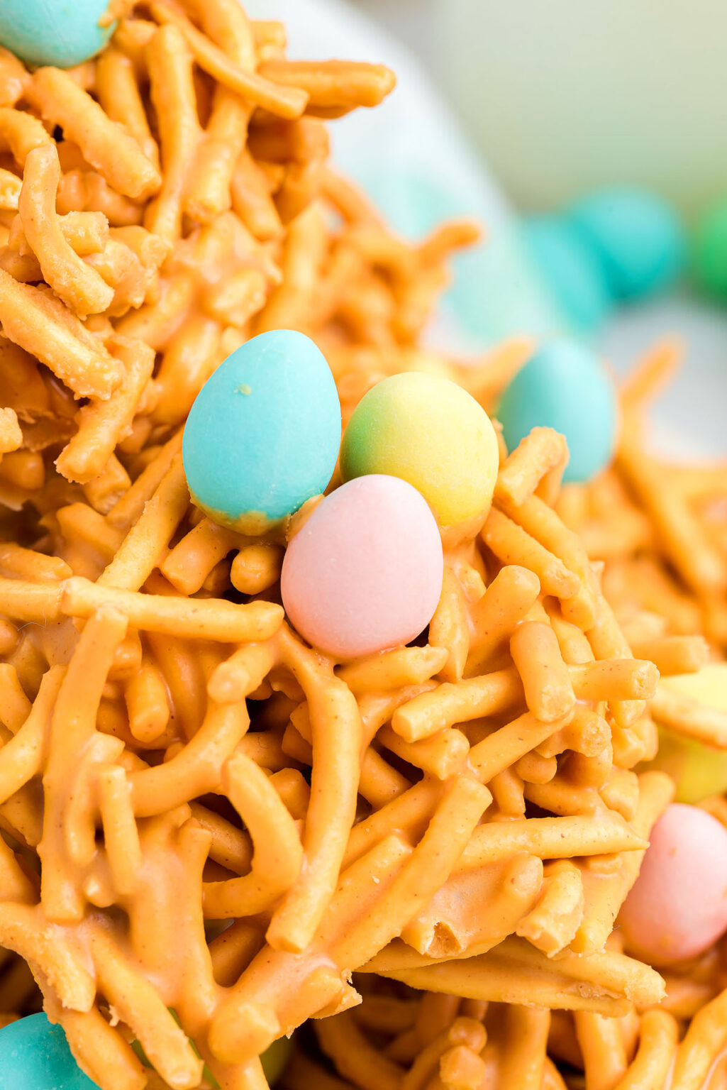 Easter Butterscotch Peanut Butter Haystacks xoxoBella