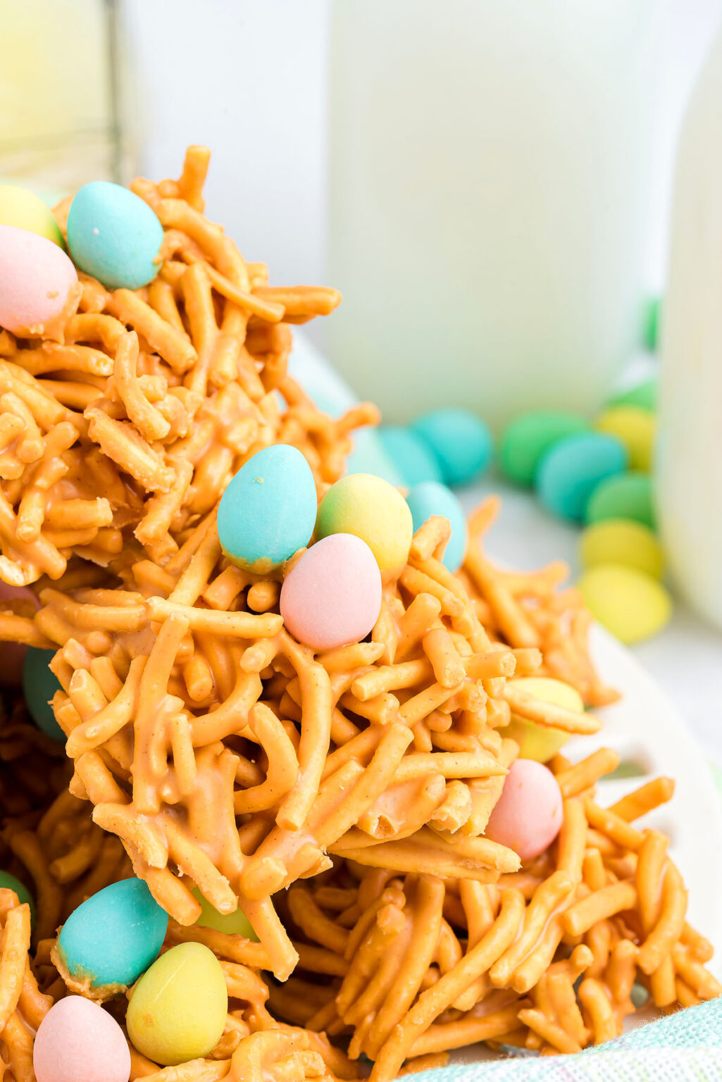 Easter Butterscotch Peanut Butter Haystacks xoxoBella