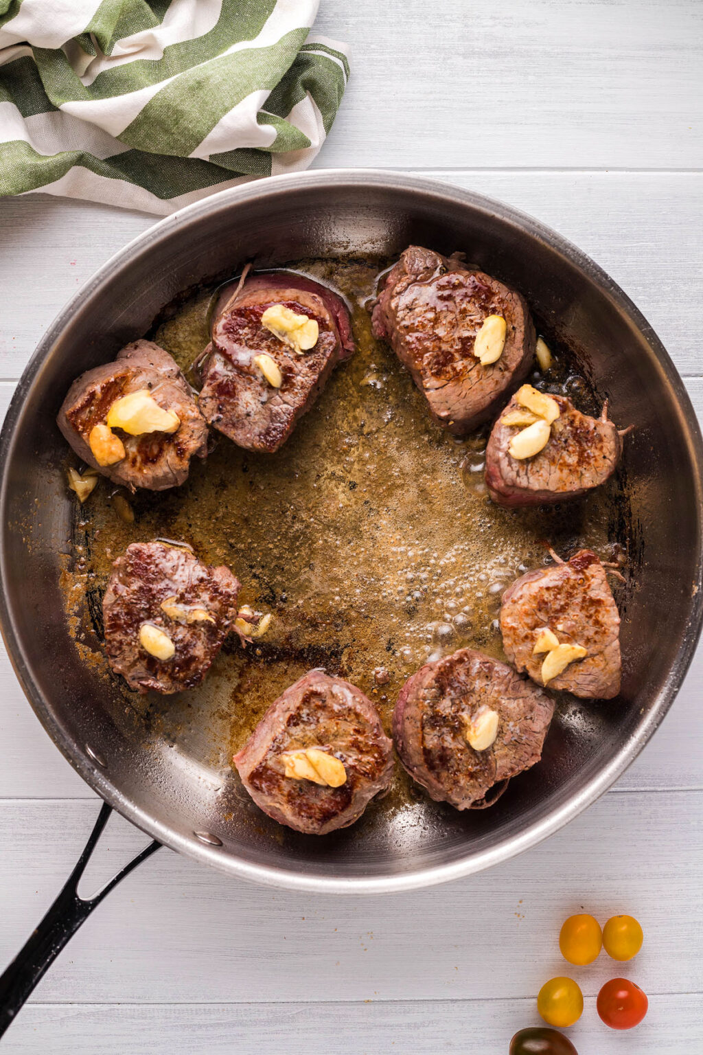 Pan Roasted Beef Tenderloin Medallions with Tomato Relish xoxoBella