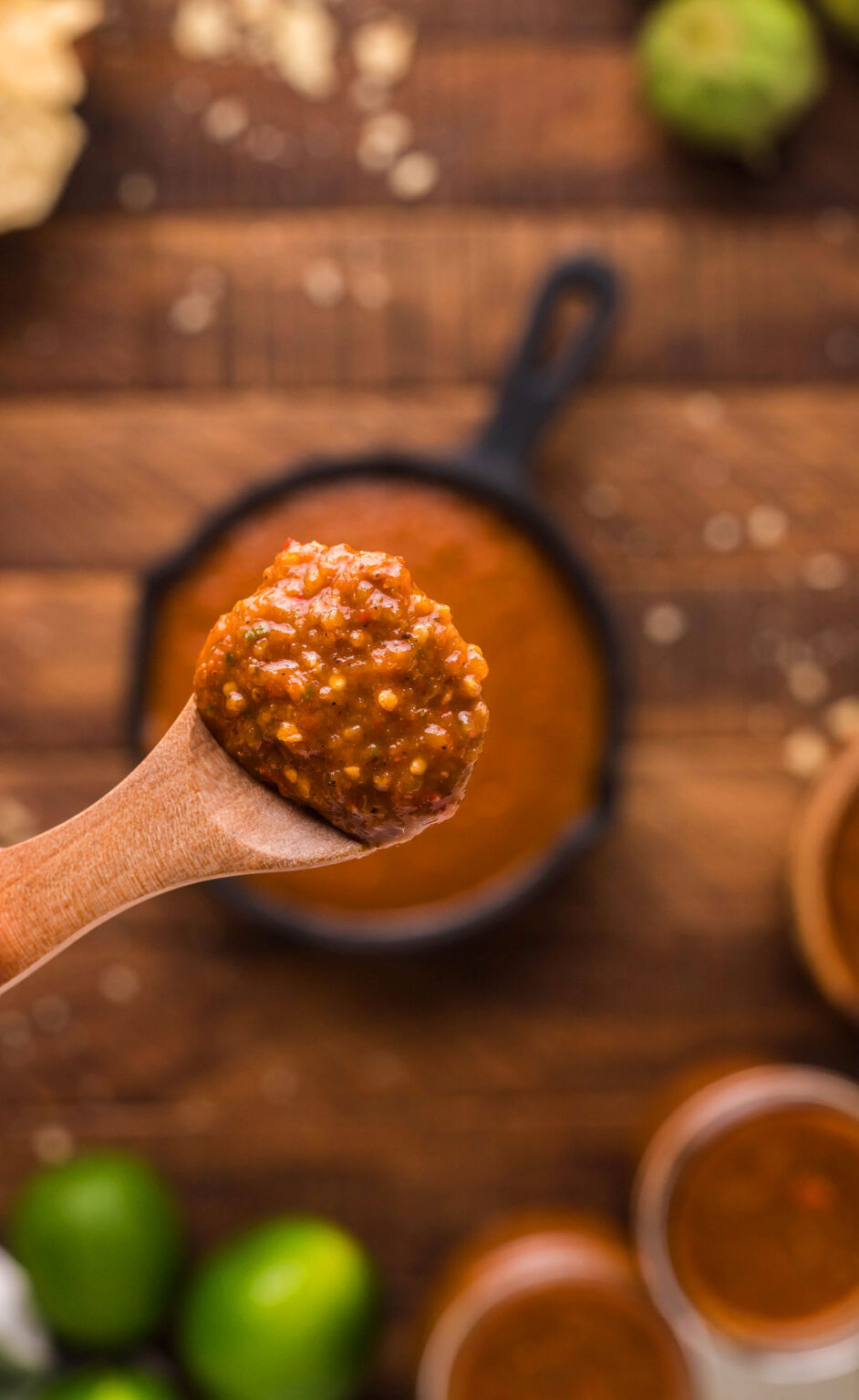 Tomatillo Red Chili Salsa Copycat Chipotle Hot Salsa