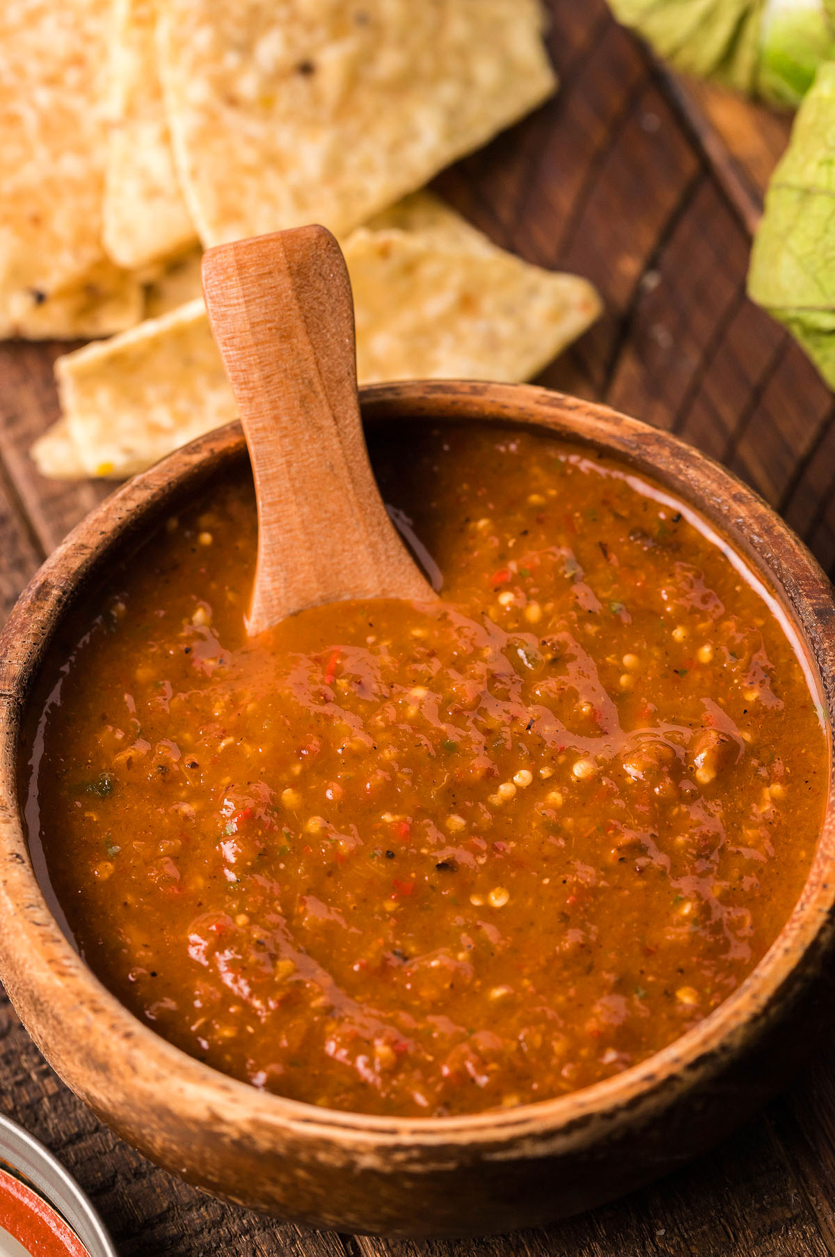 Tomatillo Red Chili Salsa Copycat Chipotle Hot Salsa