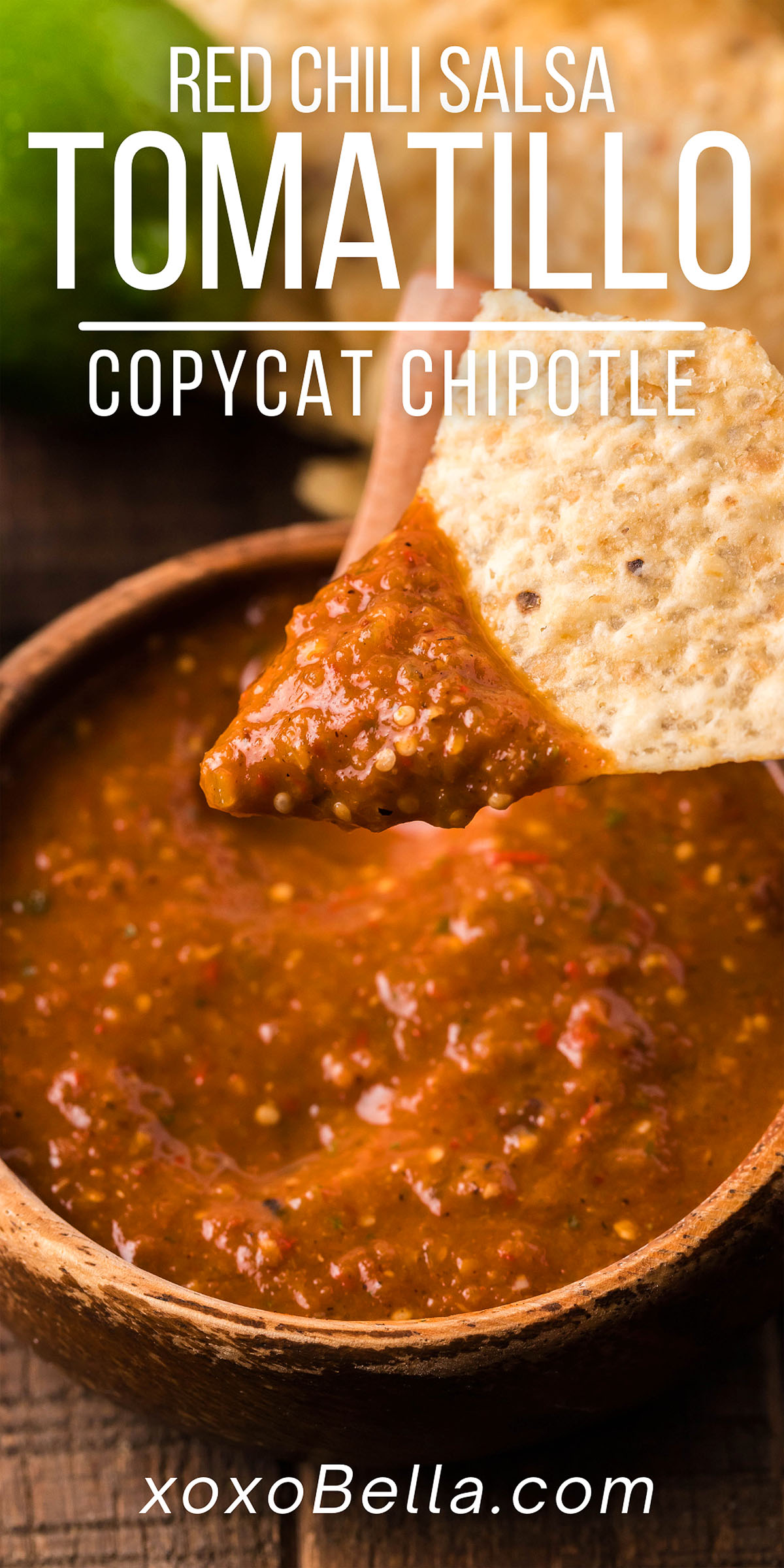 Tomatillo Red Chili Salsa Copycat Chipotle Hot Salsa