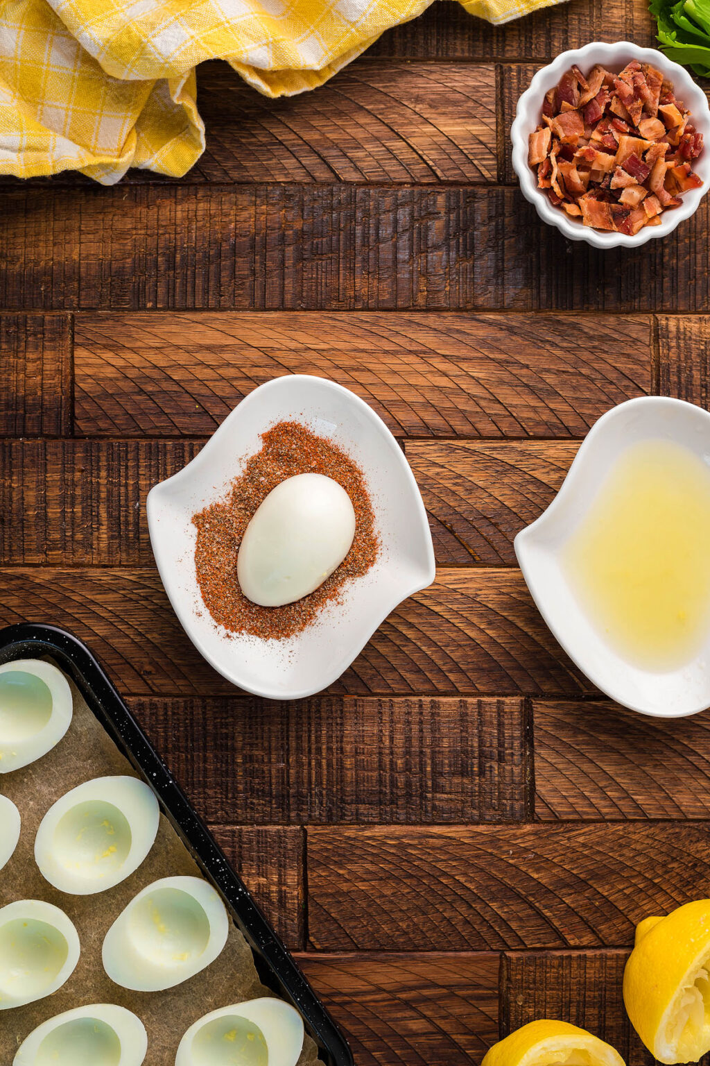 Delicious Bloody Mary Deviled Eggs xoxoBella