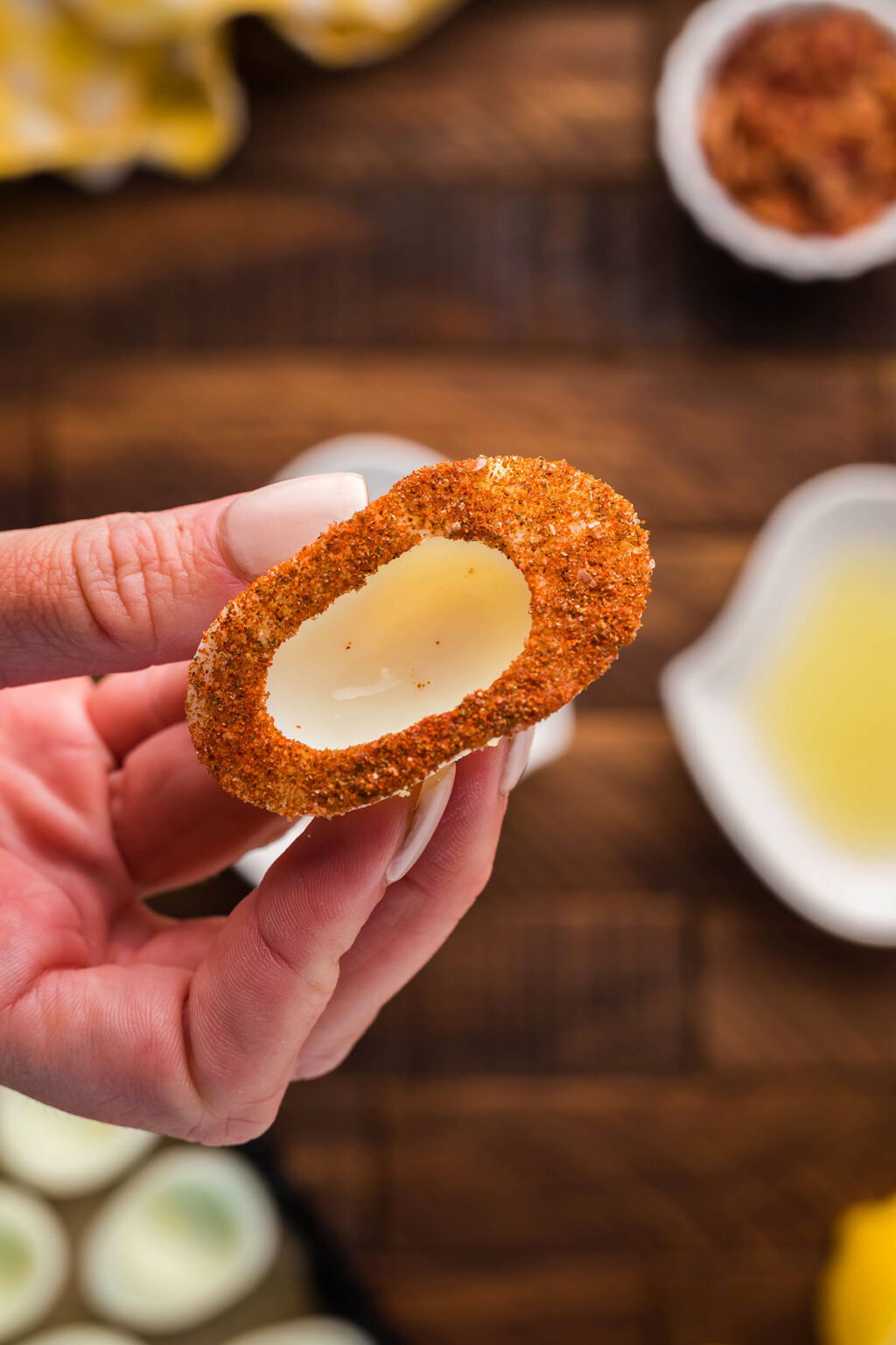 Delicious Bloody Mary Deviled Eggs xoxoBella