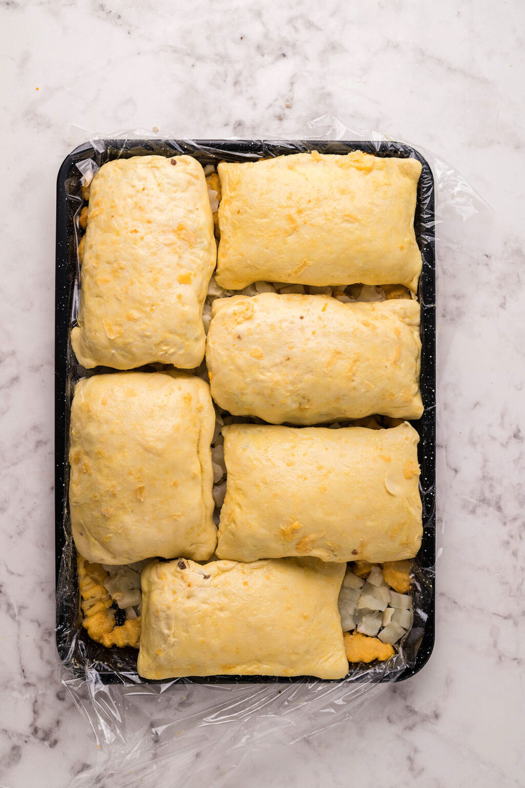 Easy Cheeseburger Hot Pockets with French Fry Topping xoxoBella