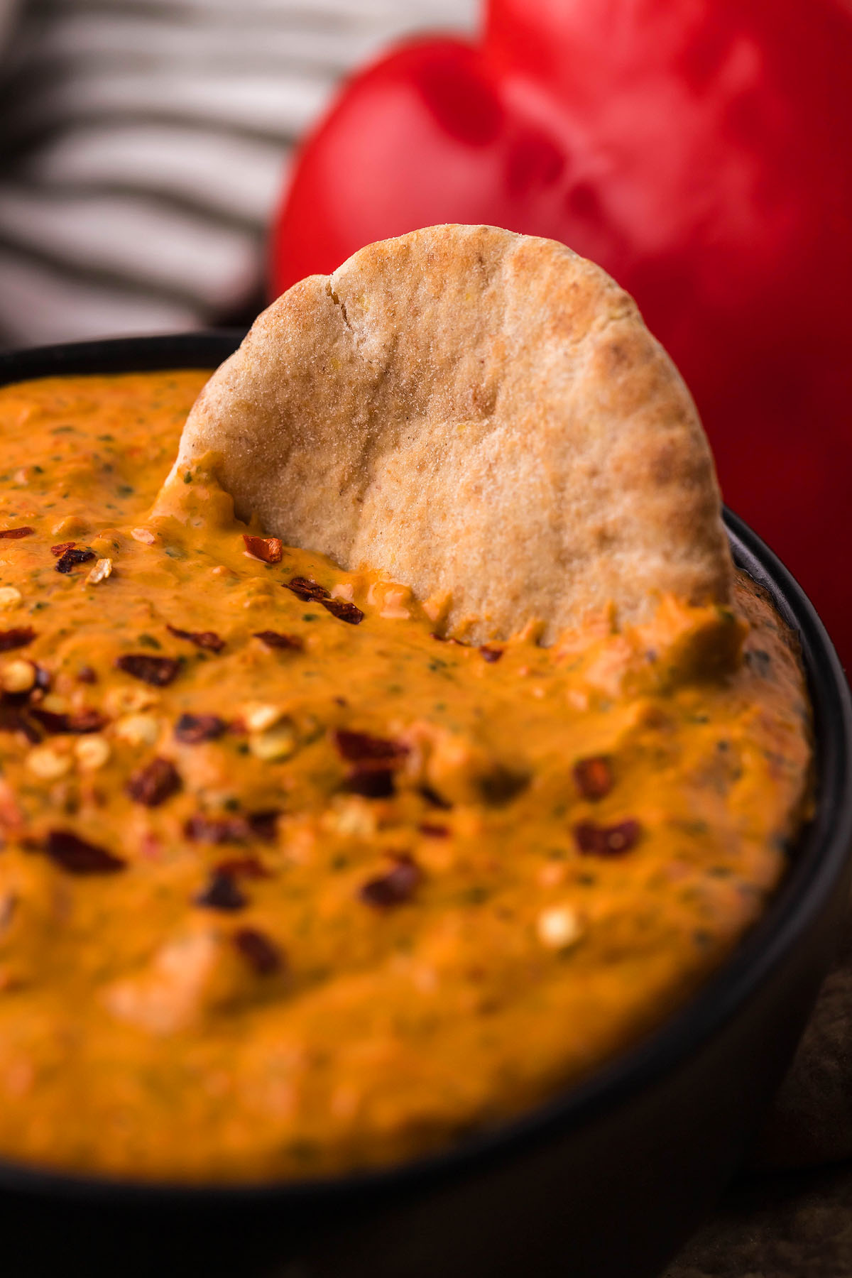 Roasted Red Pepper Cream Cheese Dip xoxoBella