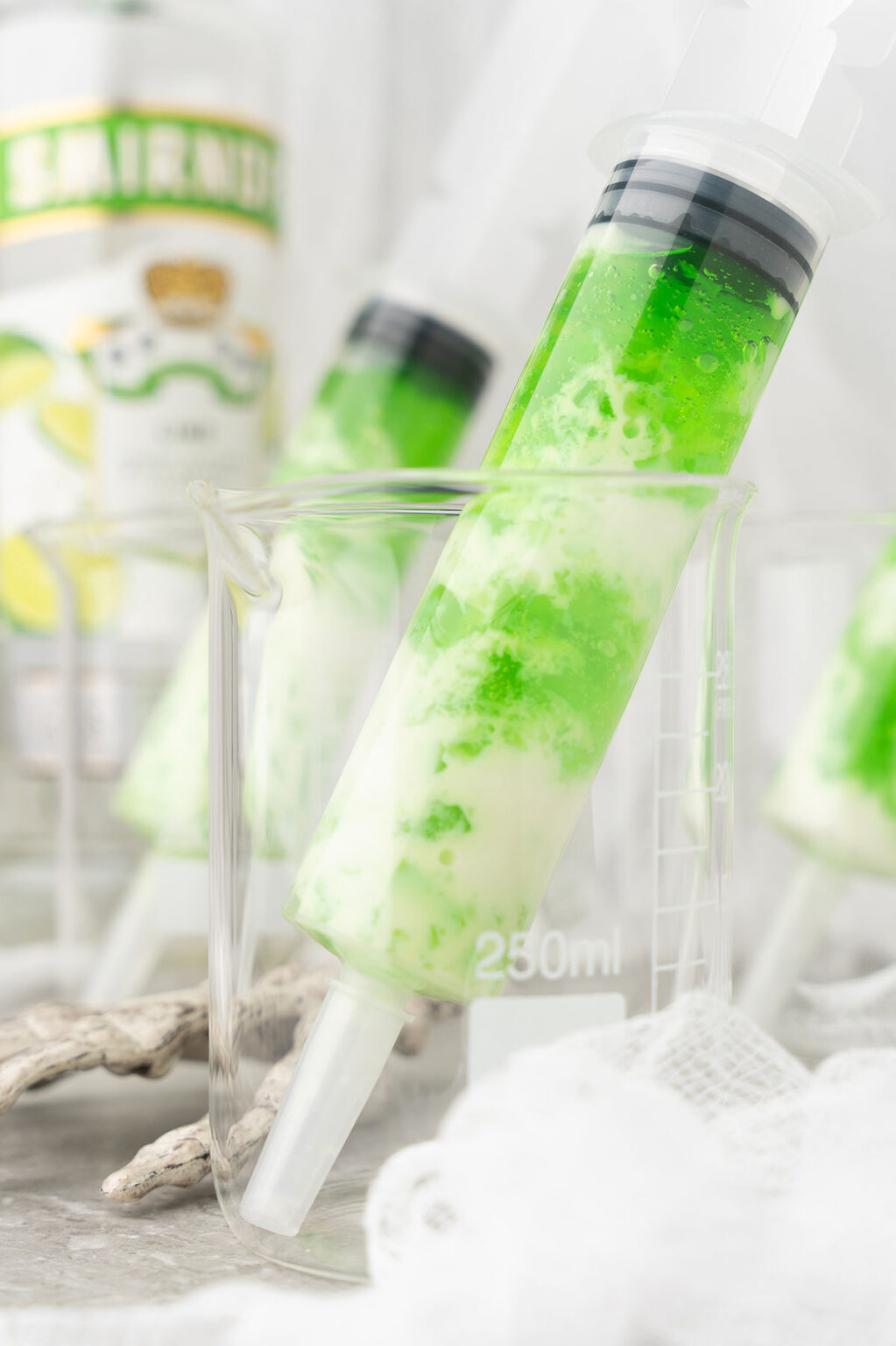 Ectoplasm Syringe Vodka Jello Shots xoxoBella