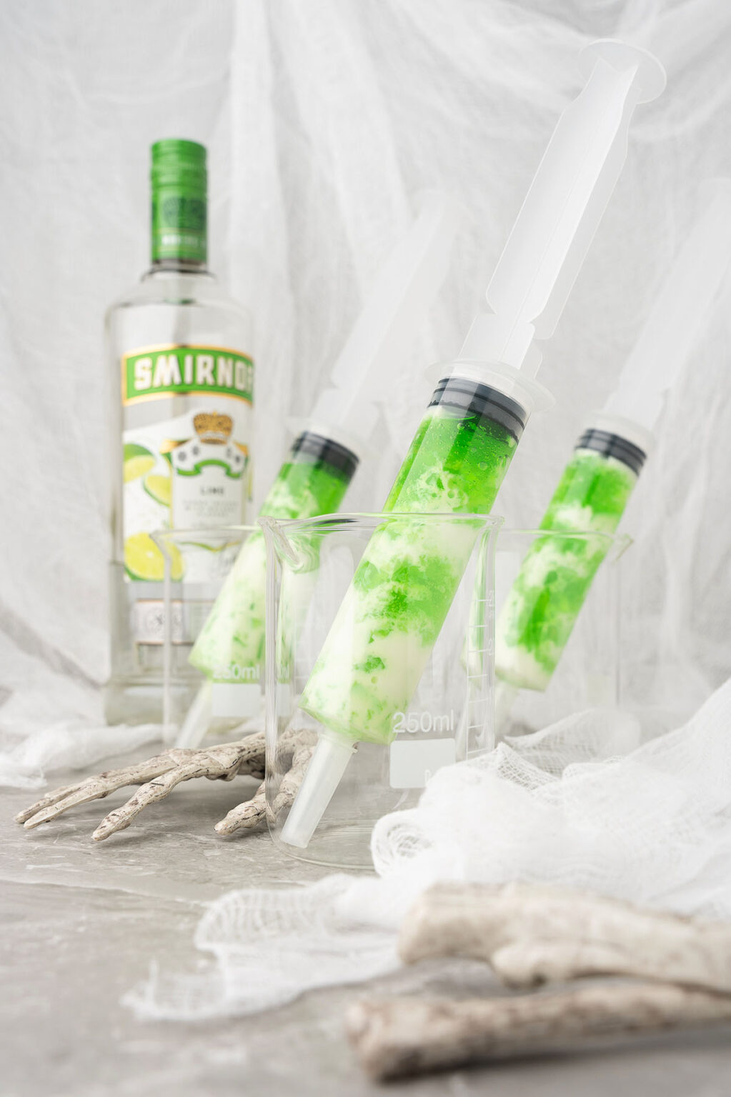 Ectoplasm Syringe Vodka Jello Shots xoxoBella