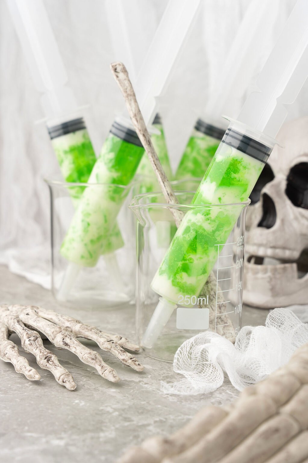 Ectoplasm Syringe Vodka Jello Shots xoxoBella