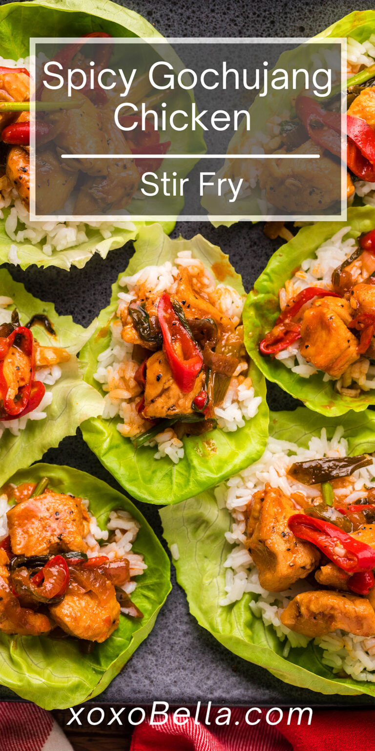 Spicy Gochujang Chicken Stir Fry xoxoBella