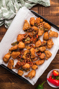 Salt & Pepper Pork Chop Bites - xoxoBella