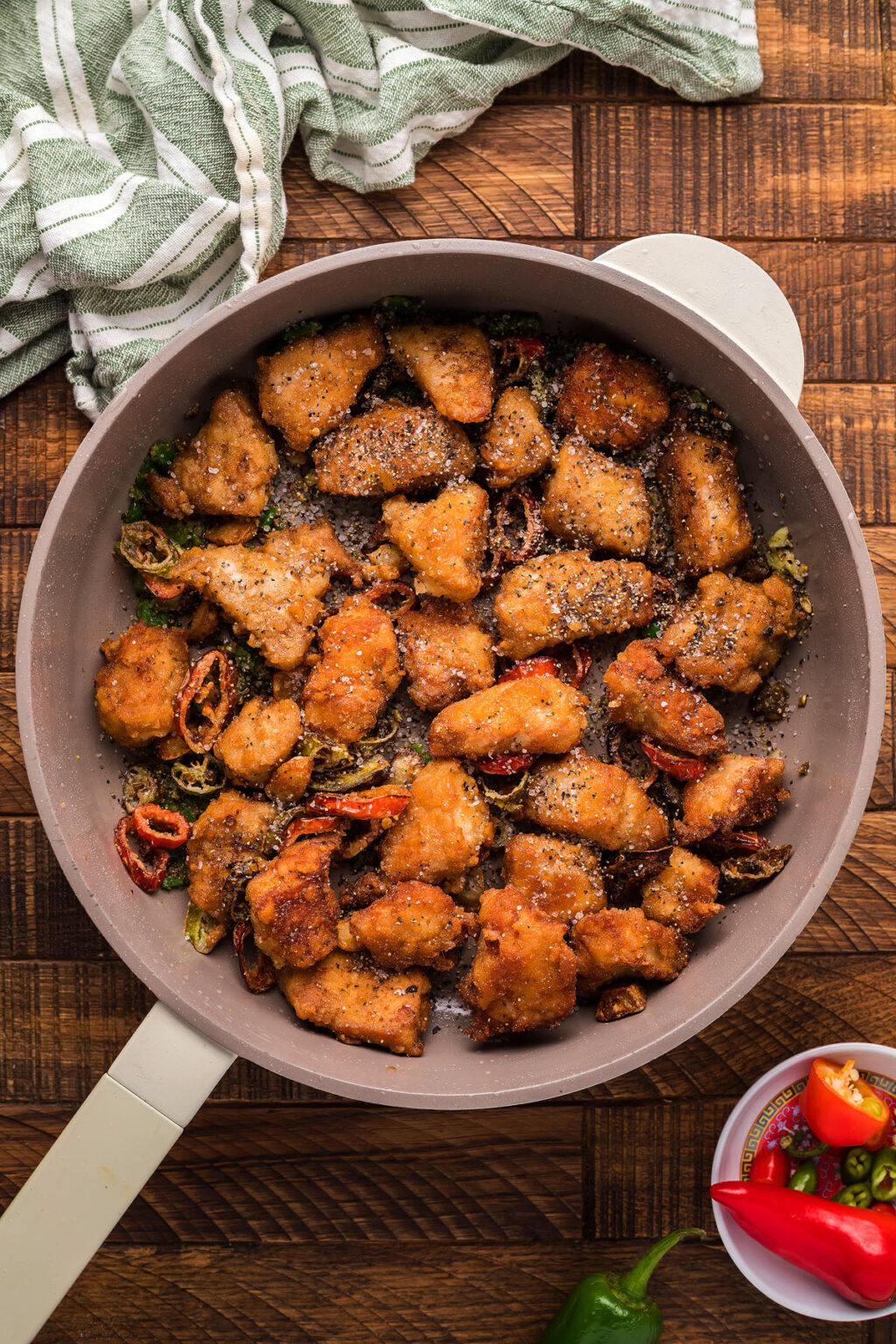 Salt pepper pork chop bites xoxobella