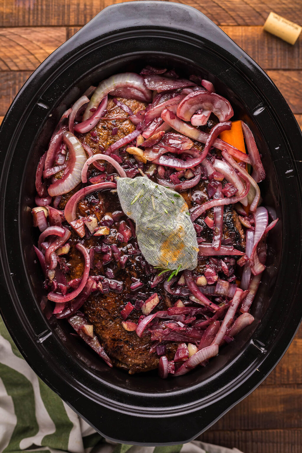 Slow Cooker Pot Roast with Red Wine xoxoBella