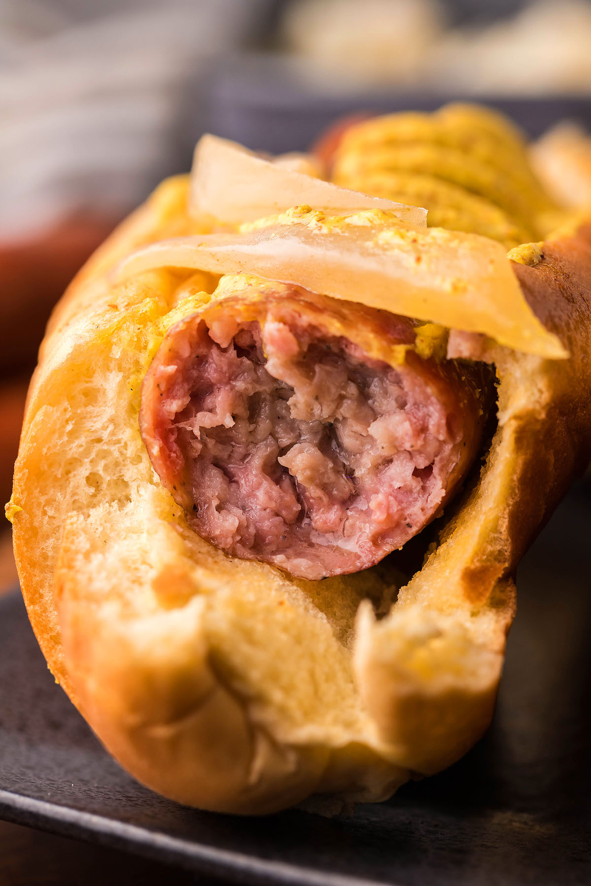 Smoked Brats in Beer xoxoBella