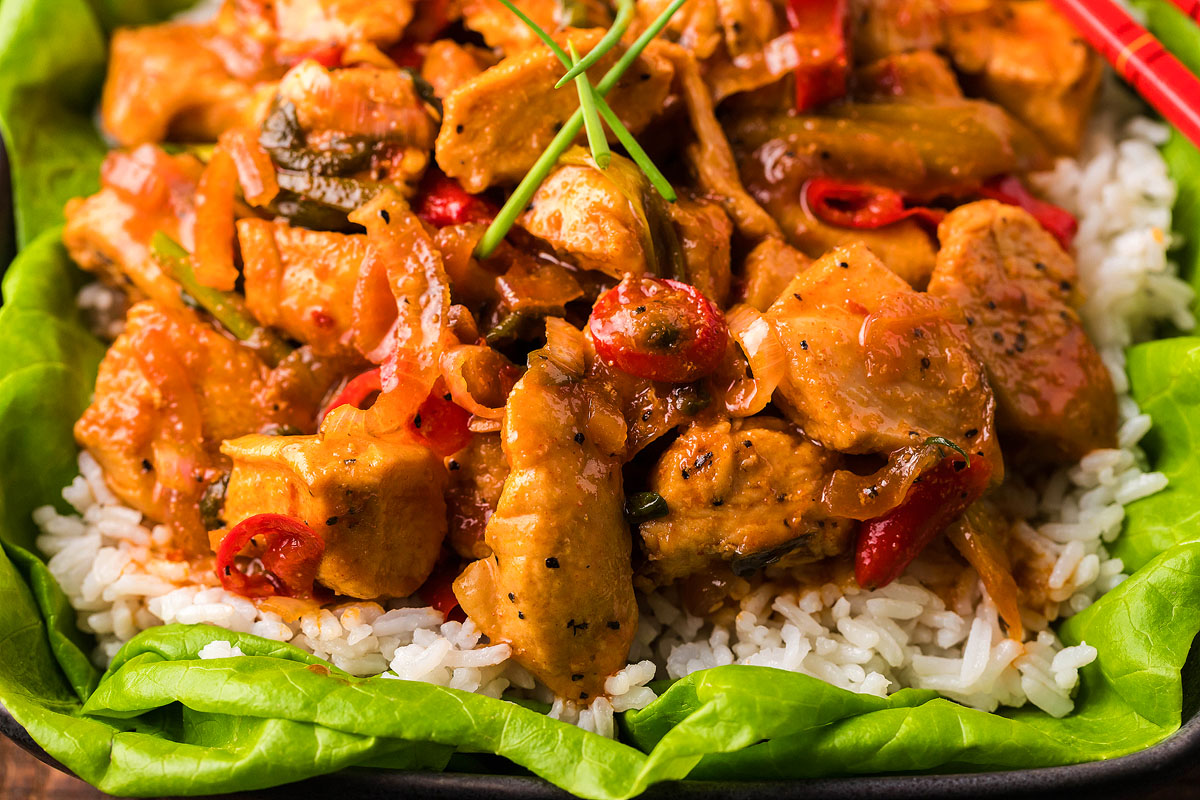 Spicy Gochujang Chicken Stir Fry xoxoBella