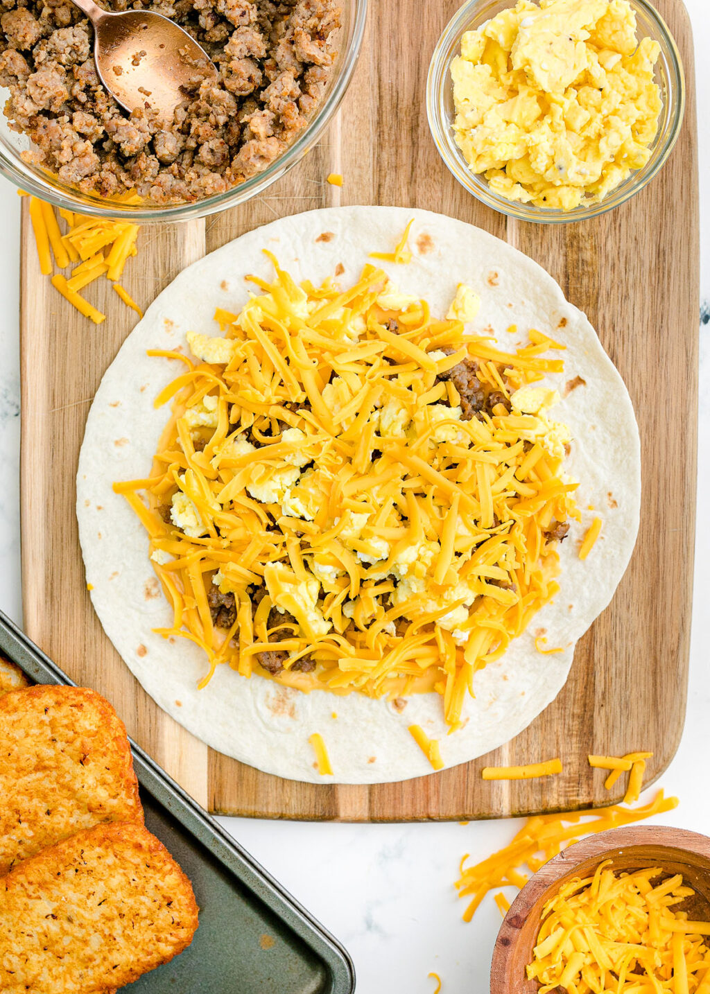 Breakfast Crunchwrap Recipe xoxoBella