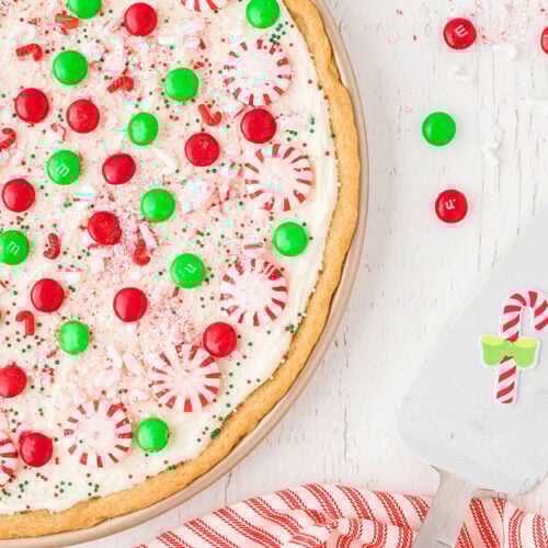 Easy Christmas Sugar Cookie Pizza xoxoBella
