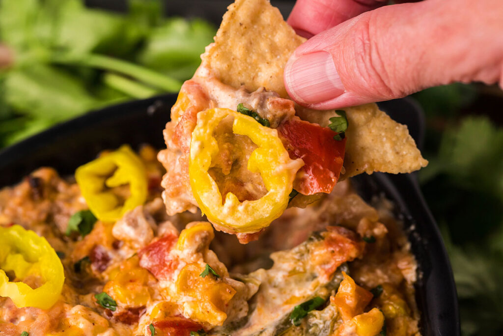 The BEST Slow Cooker Taco Dip - Savvy Saving Couple