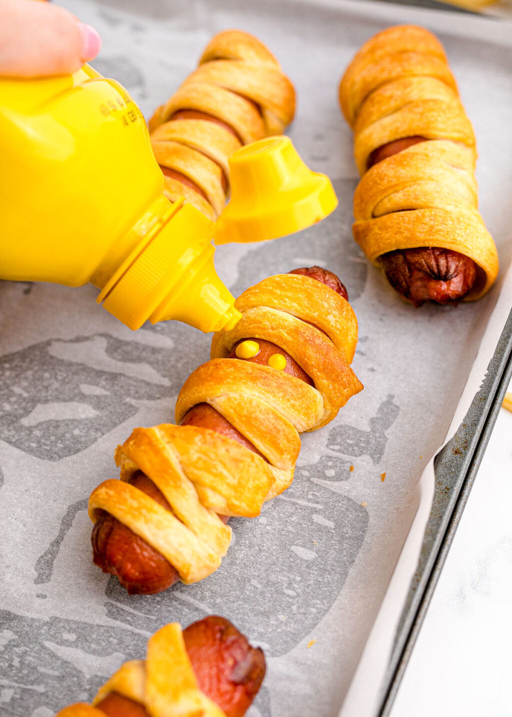 Mummy Halloween Hot Dogs xoxoBella