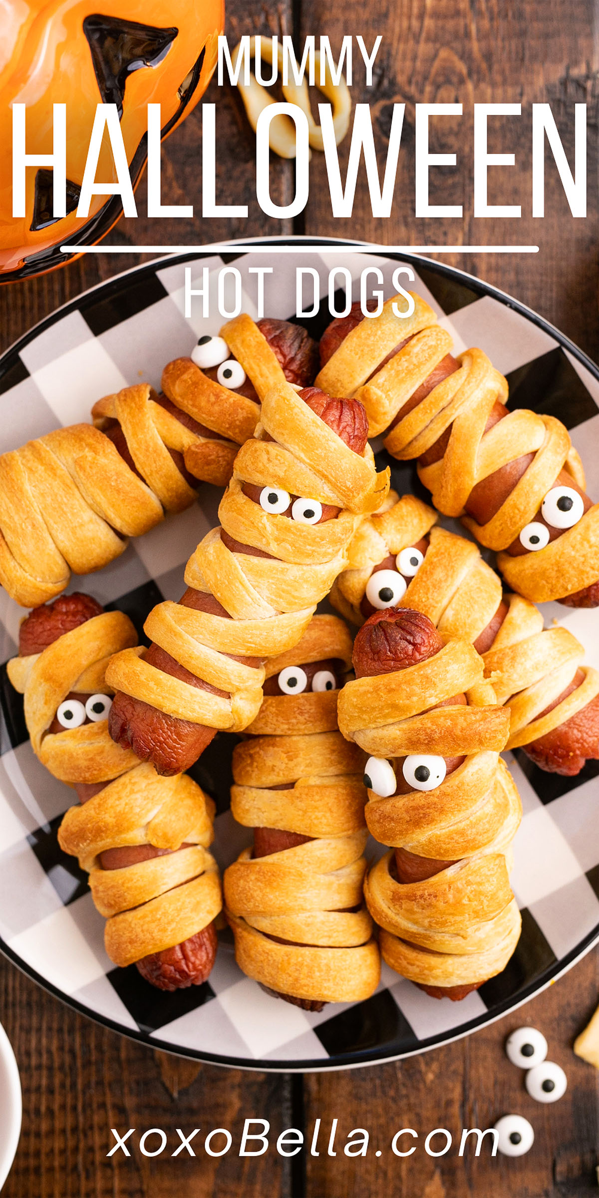 Mummy Halloween Hot Dogs xoxoBella