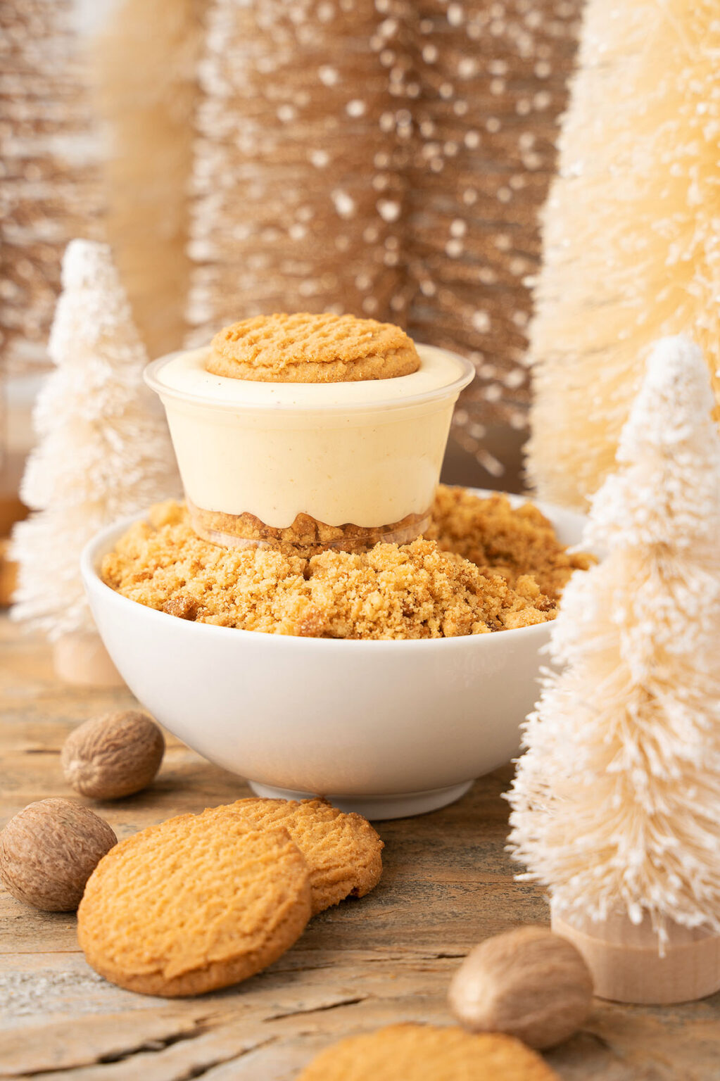 Ginger Snap Eggnog Jello Pudding Shots xoxoBella